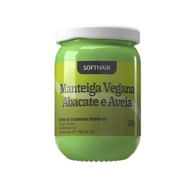 Imagem de Tratamento Capilar Manteiga De Abacate Aveia Vegana Comprar - Soft Hai