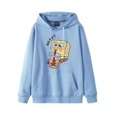 Imagem de Moletom Feminino De Outono Inverno Com Estampa De Anime SpongeBob, Est