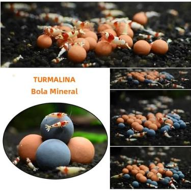 Imagem de Bolas De Minerais De Turmalina Para Aquário De Camarões Red Bee 20PCS 