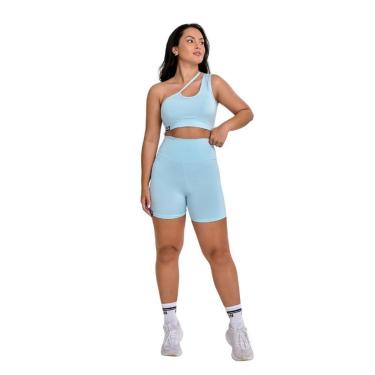Imagem de Conjunto Fitness Grace Alça Lateral Treino Academia AQN SPORT-Feminino