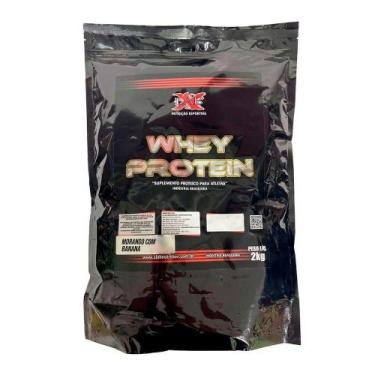 Imagem de Whey Protein Concentrado 2kg Sabor Morango Com Banana X-lab Nutrition 