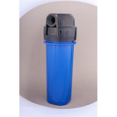 Imagem de Filtro Carcaça Azul 10'' X 2 1/2'' Conexão 3/4'' - Azul   - Royal B&B