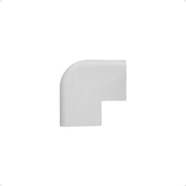 Imagem de Curva Angulo Externo Sobrepôr Canaleta Cdae60 - 80mm X 70mm - Perfilte