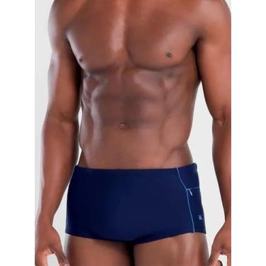 Imagem de Sunga Mash 303.71 Masculina Recorte e Bolso Lateral FPS 50 Poliamida T