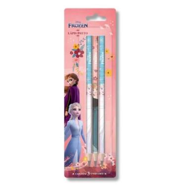 Imagem de Lápis Preto Frozen Blister com 3 Unid. Tris
