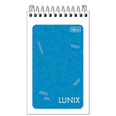 Imagem de Caderneta Pequena Espiral Superior Lunix 60 Folhas Capa Flexível Tilib
