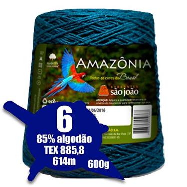 Imagem de Barbante Amazônia Nº 6 com 600g São João - Cor 42 Azul Petróleo