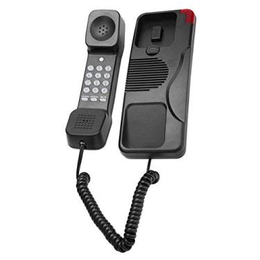 Imagem de Telefone empresarial de hotel, extensão de telefone comercial sem identificação de chamadas, telefone doméstico à prova d'água para banheiro de família de hotel, com 4 tapetes antiderrapantes, estável e antiderrapante, sem visor de identificação de chamadas