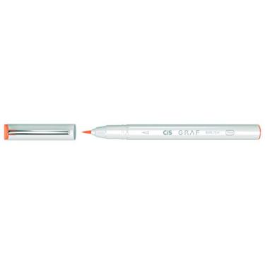 Imagem de Marcador Graf Brush Fine Cis, Laranja, Pacote de 6