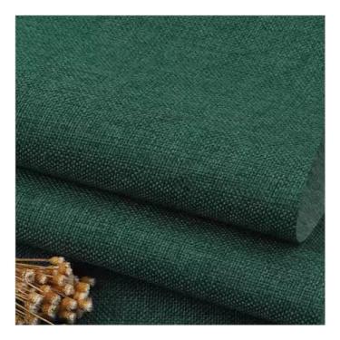 Imagem de Costura e Tecido Tecido De Algodão E Linho De Cor Sólida Material De Pano De Costura Por Jarda, Tecido De Costura De Artesanato DIY Tecido Bordado Para Estofamento Capa De Cadeira De Sofá (Color : Gr