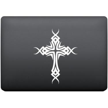 Imagem de Adesivo de Notebook Crucifixo Cristão - Melhor Adesivo