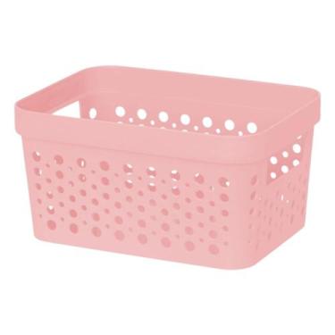 Imagem de Cestos Organizador  s/ Tampa Trama Rattan 2L Usual Utilid - Usual Util