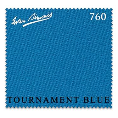 Imagem de Toalha de mesa de bilhar Simonis 760 - Revendedor autorizado (2,1 m, azul torneio)