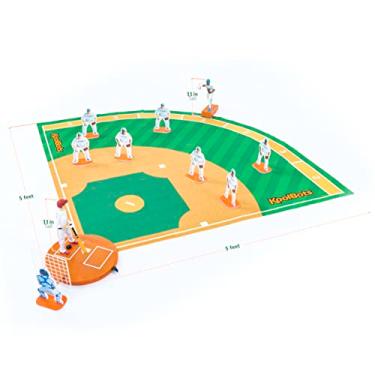 Imagem de Jogo de beisebol StrikeZone – campo gigante de 1,5 x 1,5 m, rebatedor realista de 25,4 cm, ação de arremesso e rebatidas controlada com precisão – Ótimo para presentes e jogos de tabuleiro