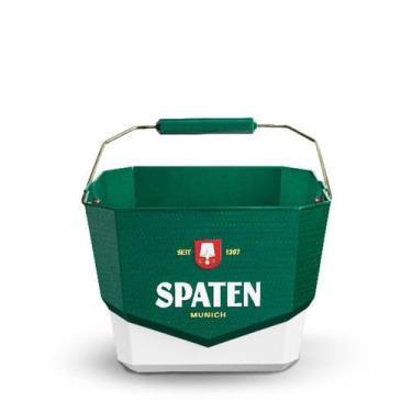 Imagem de Balde para Cerveja Retangular Spaten Munich - Alumiart Falcão, Verde