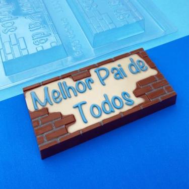 Imagem de Forma de Acetato Especial Tablete Melhor Pai de Todos - Cód. 10171 - B