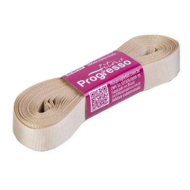 Imagem de Fita Gorgurão Progresso 15mm nº3 - 10m Cor 236 Bege - 01 unidade - Fit