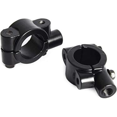 Imagem de Topxome Adaptador de grampo para suporte de guidão de motocicleta 7/8" para Honda Yamaha Harley KTM Suzuki ATV Scooter (8 mm)