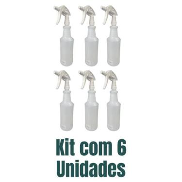 Imagem de 6x Pulverizador Borrifador 1L Profissional Spray Água Resistente Brali