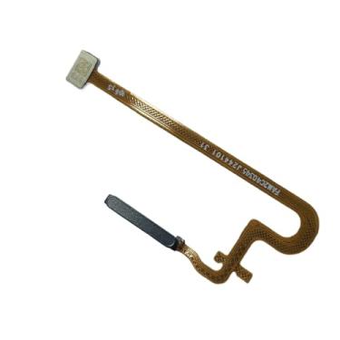 Imagem de zhxchzhi Botão Home de impressão digital OEM Flex Cable & Power Button Cable compatível com OnePlus Nord N300 5G CPH2389 peças pretas