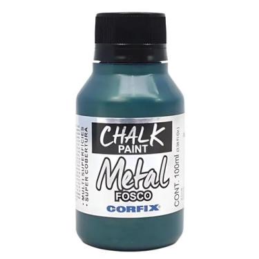 Imagem de Tinta Chalk Paint Metálica Fosca Corfix 100ml - 23111, 492 - VERDE NAT