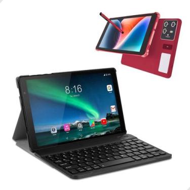 Imagem de Tablet Smartphone + Teclado Capa Caneta 10.1 128gb + 6gb Ram - Atouch