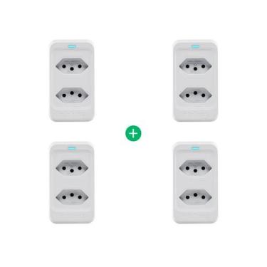 Imagem de Kit dispositivo de Proteção Elétrica Intelbras EPS 302 Branco - 4 Peça