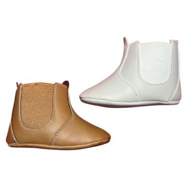 Imagem de Kit 2 Pares Bota Botinha Jeca Caipira Masculina Para Bebê Menino e Reb