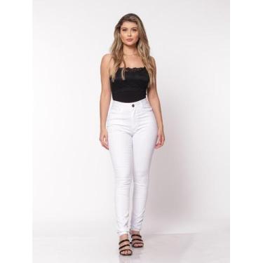 Imagem de Calça Skinny 7904 Branca F075 - macaw, Branco, 46
