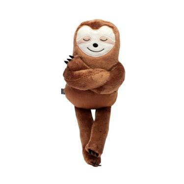 Imagem de Almofada Bicho Preguiça Pelúcia Pequena Caramelo