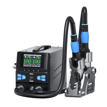 Imagem de AiXun H414D 1400W X2 Dual Channel Hot Air Rework Station Blower Hair Dryer Hairdryer Soldering Heat Gun SMD SMT Welding Repair