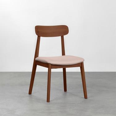 Imagem de Cadeira Nord Encosto Madeira - Castanho