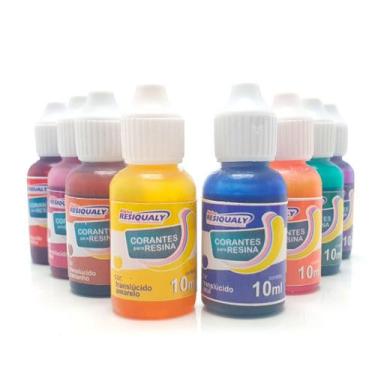 Imagem de Pigmento Corante para Resina Epóxi PU Cores Translucidas 10mL Resiqual