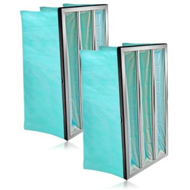 Imagem de MERV 14 Filtro de ar sintético interno 61 x 30,5 x 30,5 cm, adequado para JET AFS-1000B AFS-1000C JET 708733 JDS Air-Tech HP 750-ER 350 Powermatic PM1200 1791082, pacote com 2