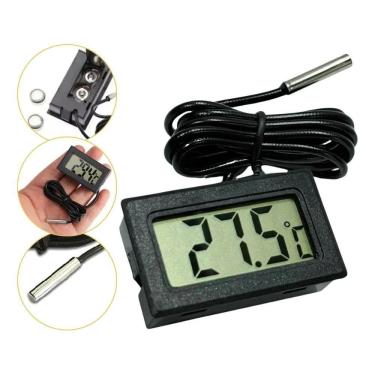 Imagem de Termômetro Digital Aquário Freezer Certificado Calibração