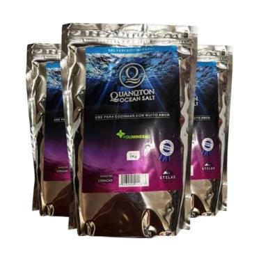 Imagem de Sal Marinho Integral Compre 2 Ganhe 1 Moído Quanqton 1kg
