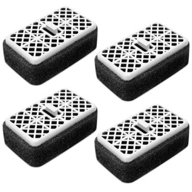 Imagem de Panlyh THU6474-01/THU6474#01 THU6072 Filtro desodorizante, apto para desodorizante TOTO Catalisador Apto para Washlet S550E C5 C2 SW3074 SW3054T40 SW3056T40, pacote com 4