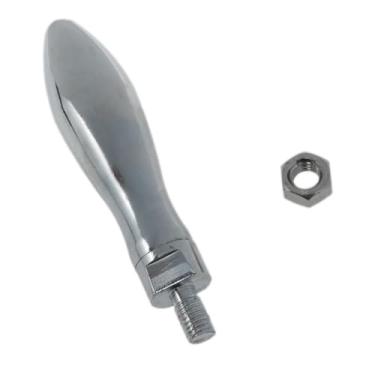 Imagem de Meuey Lyot Puxadores giratórios de liga prata M8 com manivela rosqueada com porcas para fresadoras, tornos, esmerilhadeiras, equipamentos mecânicos, instrumentos e equipamentos industriais, 1 peça