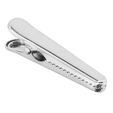 Imagem de Clipe de vedação Clipes de armazenamento de alimentos de cozinha de aço inoxidável com alça confortável e design de dente interno para fotos de papel de escritório e suprimentos (Clipe jacaré