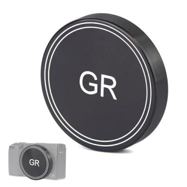 Imagem de SZZCNOX Tampa de lente de metal GR 4 para câmera digital Ricoh GR IV, capa protetora de lente de alumínio, protetor de lente à prova de poeira e anti-arranhões para acessórios de câmera Ricoh GR IV GR