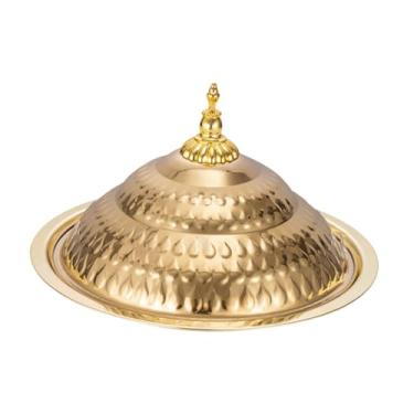 Imagem de Ｂｅｓｇａ Tampa para derreter queijo, tampa para cozinhar alimentos no vapor, utensílio universal para churrasco, para hambúrguer, para grelhar bifes em, Ouro