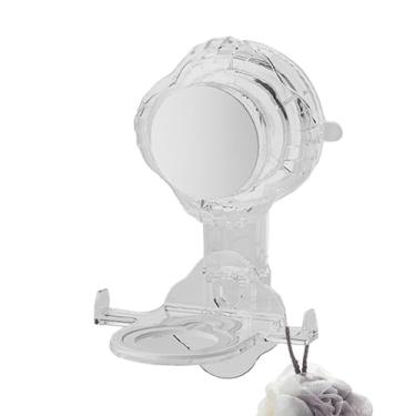 Imagem de Suporte para garrafas de gel de banho com ventosa, suporte para garrafas de gel de banho com sucção | Rack de banheiro para produtos de higiene pessoal,Organizador de garrafa de chuveiro montado na pa