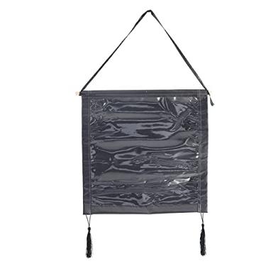 Imagem de Quadro de cabide kit de decoração de parede premium resistente fácil de montar quadro de suspensão de pintura de strass para decoração de casa 30cm x 30cm (Cinza Escuro)