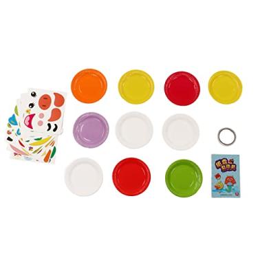 Imagem de Placas de papel adesivos crianças diy brinquedos feitos à mão criativo 3d conjunto de adesivos de placa de papel para chá de bebê suprimentos de festa de aniversário material de