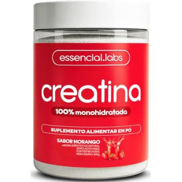 Imagem de CREATINA MONOHIDRATADA 100% Pura - Sabor Morango - 300g