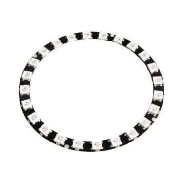 Imagem de 8 12 16 24 32 40 bits WS2812 5050 RGB LED anel de luz com drivers inte