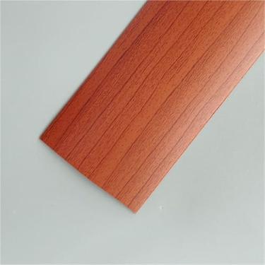 Imagem de Tiras de cobertura de piso autoadesivas de 1 m, tira de transição de piso, barras de limite, tiras de união de piso de perfil de transição, tira divisória de porta (toranja vermelha, 40 mm/1,57 (W))