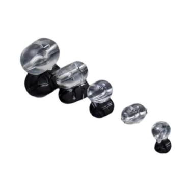 Imagem de 100 pçs pesca cruz grânulo de plástico transparente pesca zhuhai água 