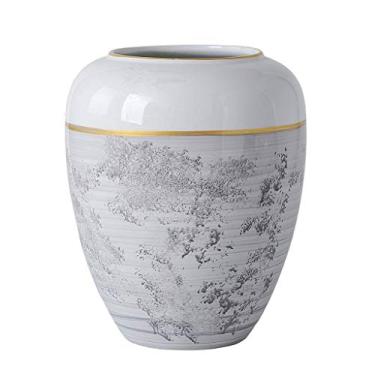 Imagem de Vaso de design criativo arranjador de flores para casa decoração macia ornamento moderno simples vaso de cerâmica nórdica vasos de flores (B)