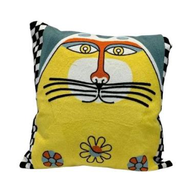 Imagem de Capa De Almofada Decorativa Abstrata Impressa Em 3D Picasso Para Sofá,